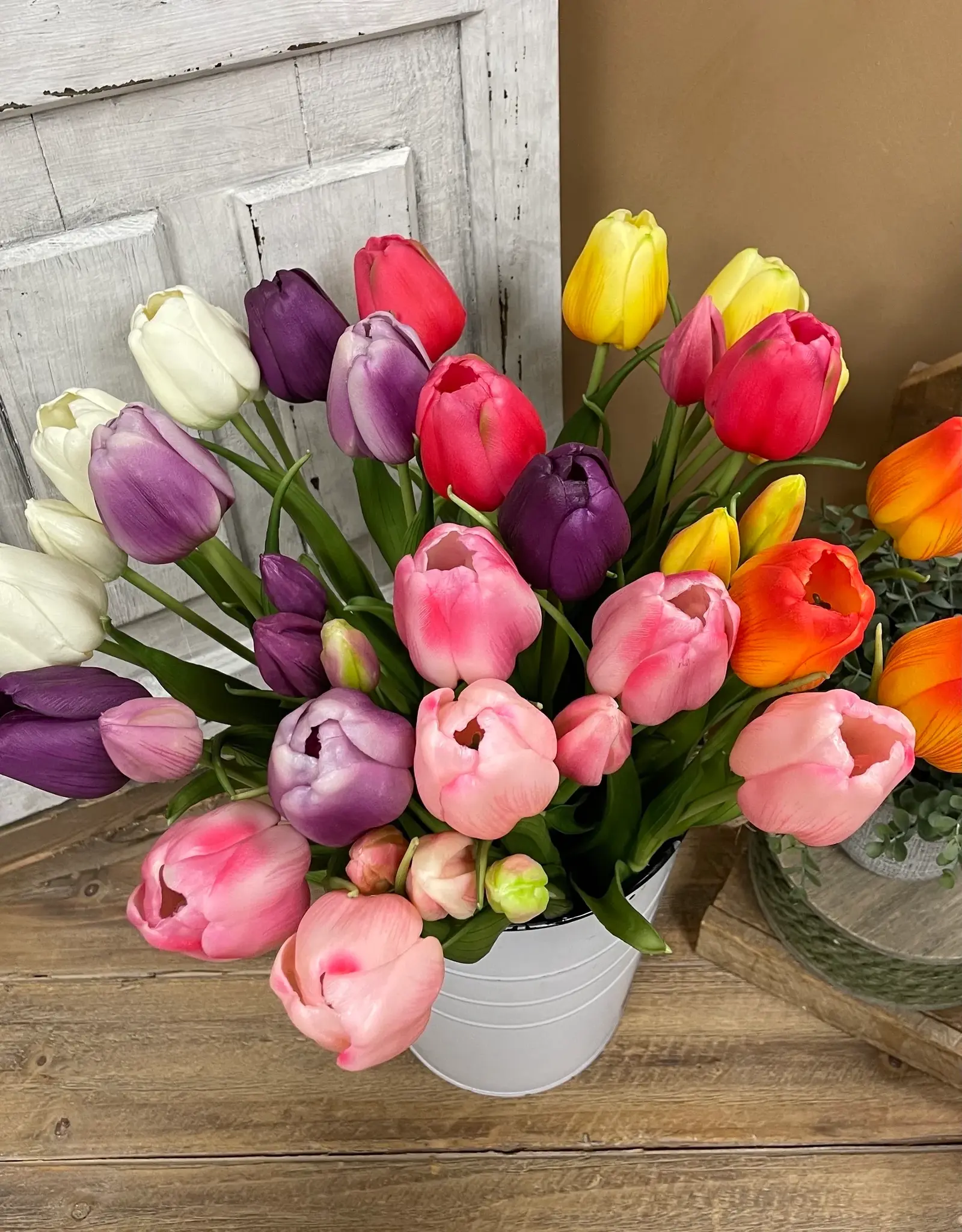 Tri W Fresh Touch Tulip Bundle, Rose