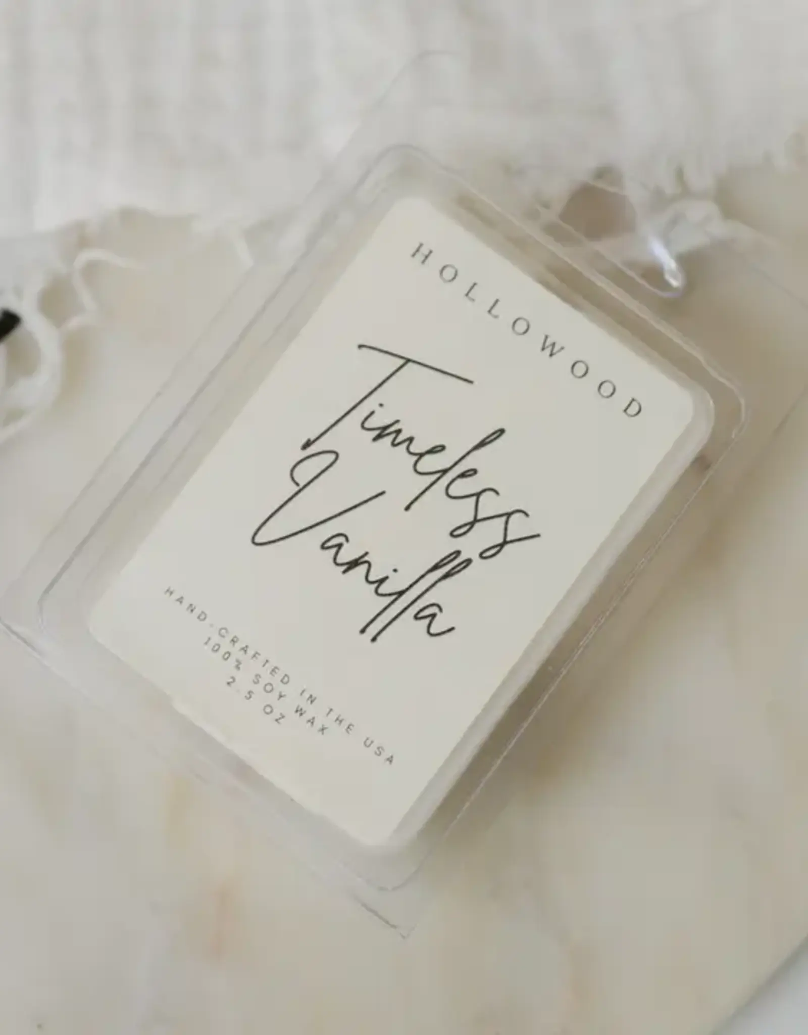Hollowood Home Wax Melt, Timeless Vanilla
