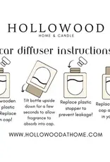 Hollowood Home Car Diffuser, White Tea & Sage