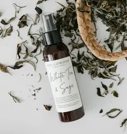 Hollowood Home Linen Spray, White Tea & Sage