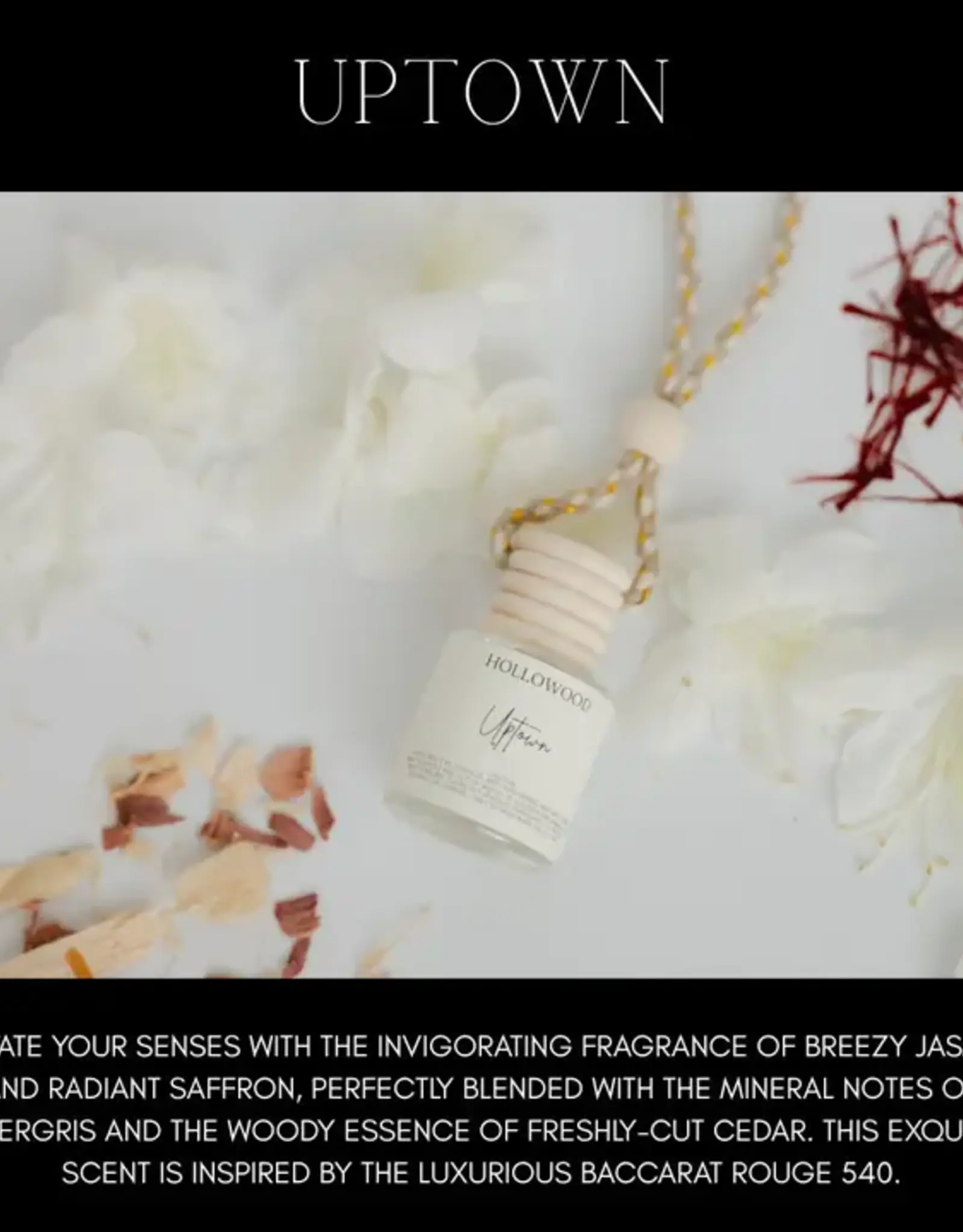 Hollowood Home Car Diffuser, Uptown