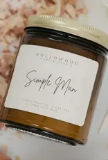 Hollowood Home Soy Candle, Simple Man
