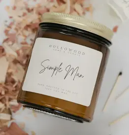 Hollowood Home Soy Candle, Simple Man