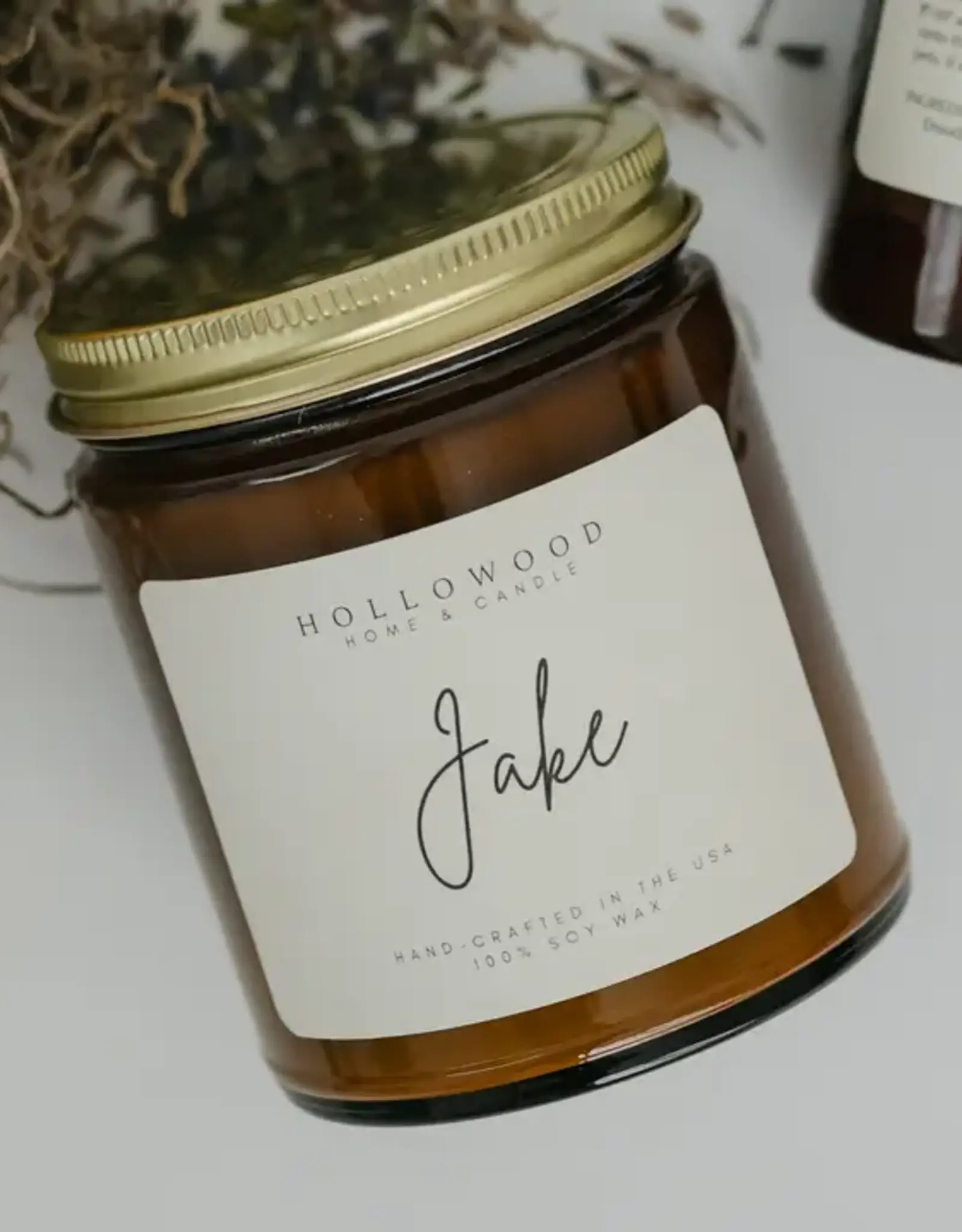Hollowood Home Soy Candle, Jake
