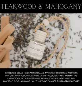 Hollowood Home Car Diffuser, Teakwood & Mahogany