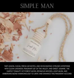 Hollowood Home Car Diffuser, Simple Man