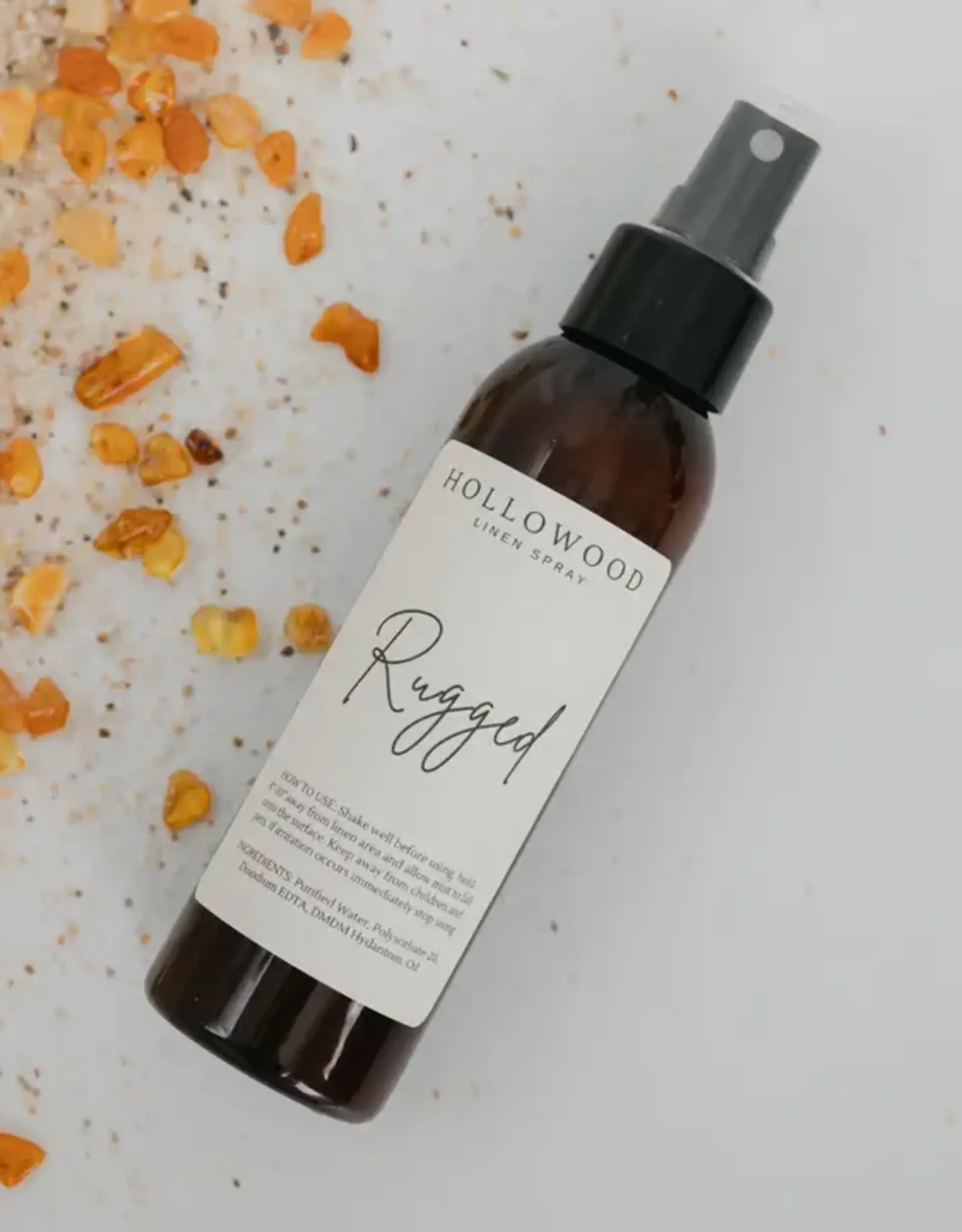 Hollowood Home Linen Spray, Rugged