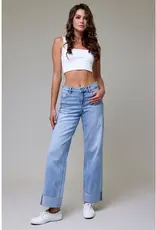 Hidden Logan Mid Rise Cuffed Dad Jean