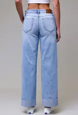 Hidden Logan Mid Rise Cuffed Dad Jean