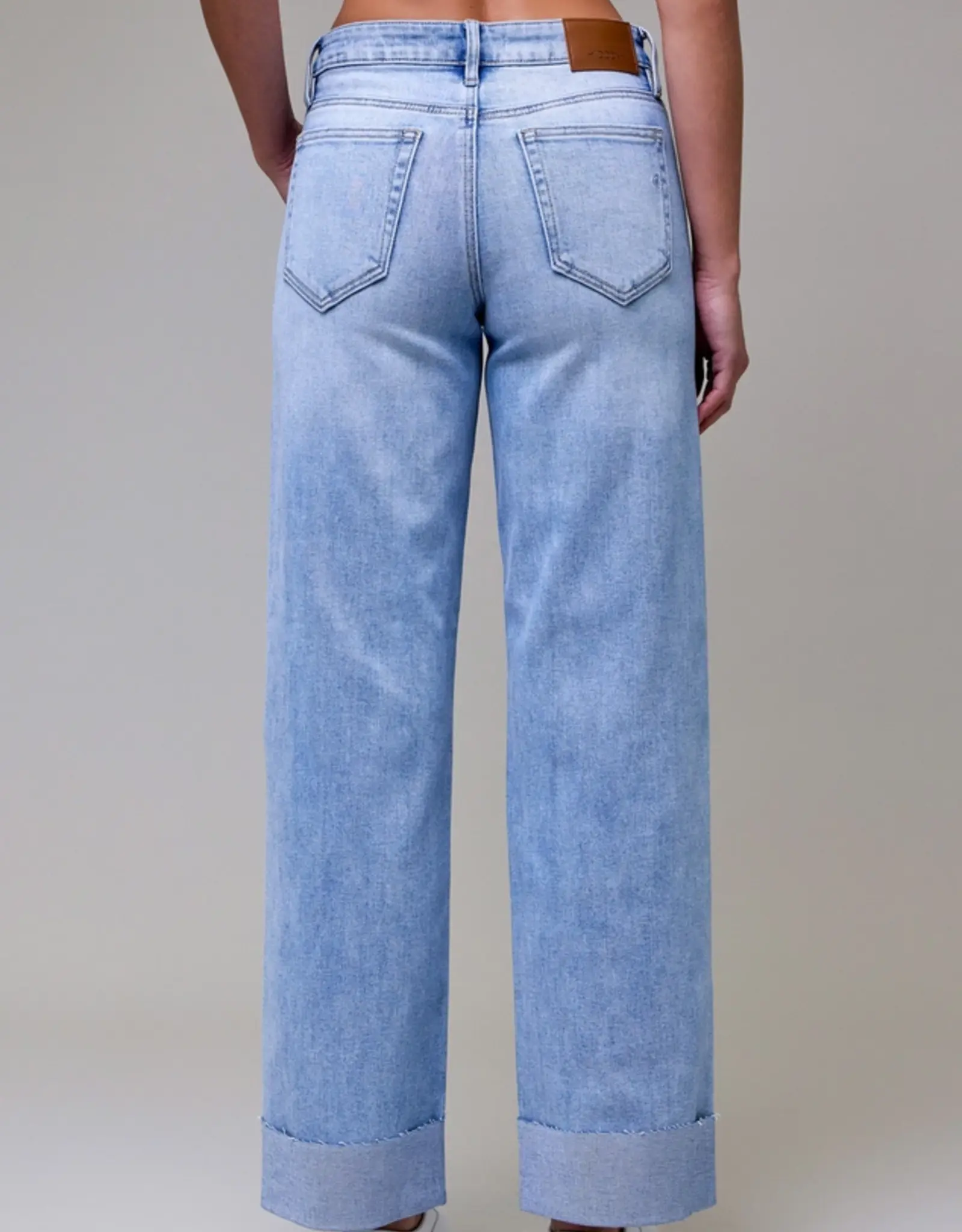 Hidden Logan Mid Rise Cuffed Dad Jean