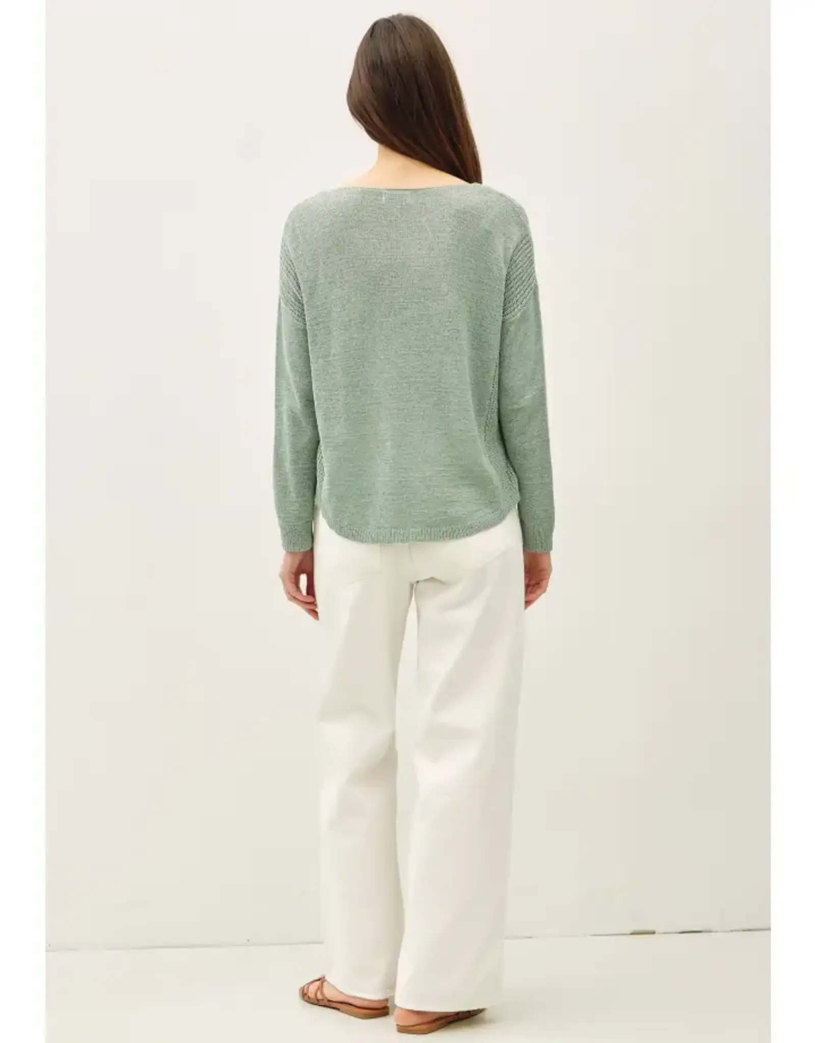 Drop Shoulder Knit Pullover