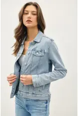 Cotton Fleece Trucker Jacket