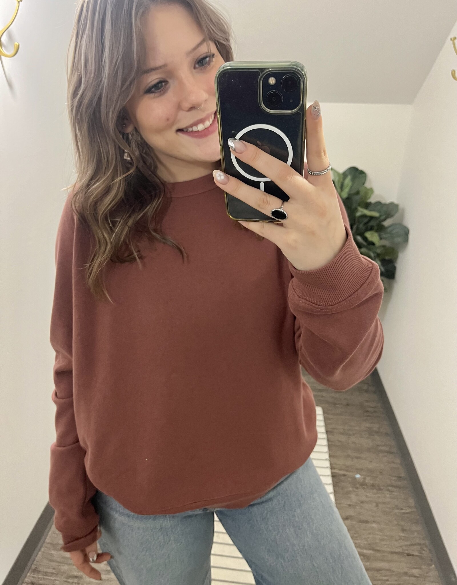 Cotton Fleece Sweatshirt