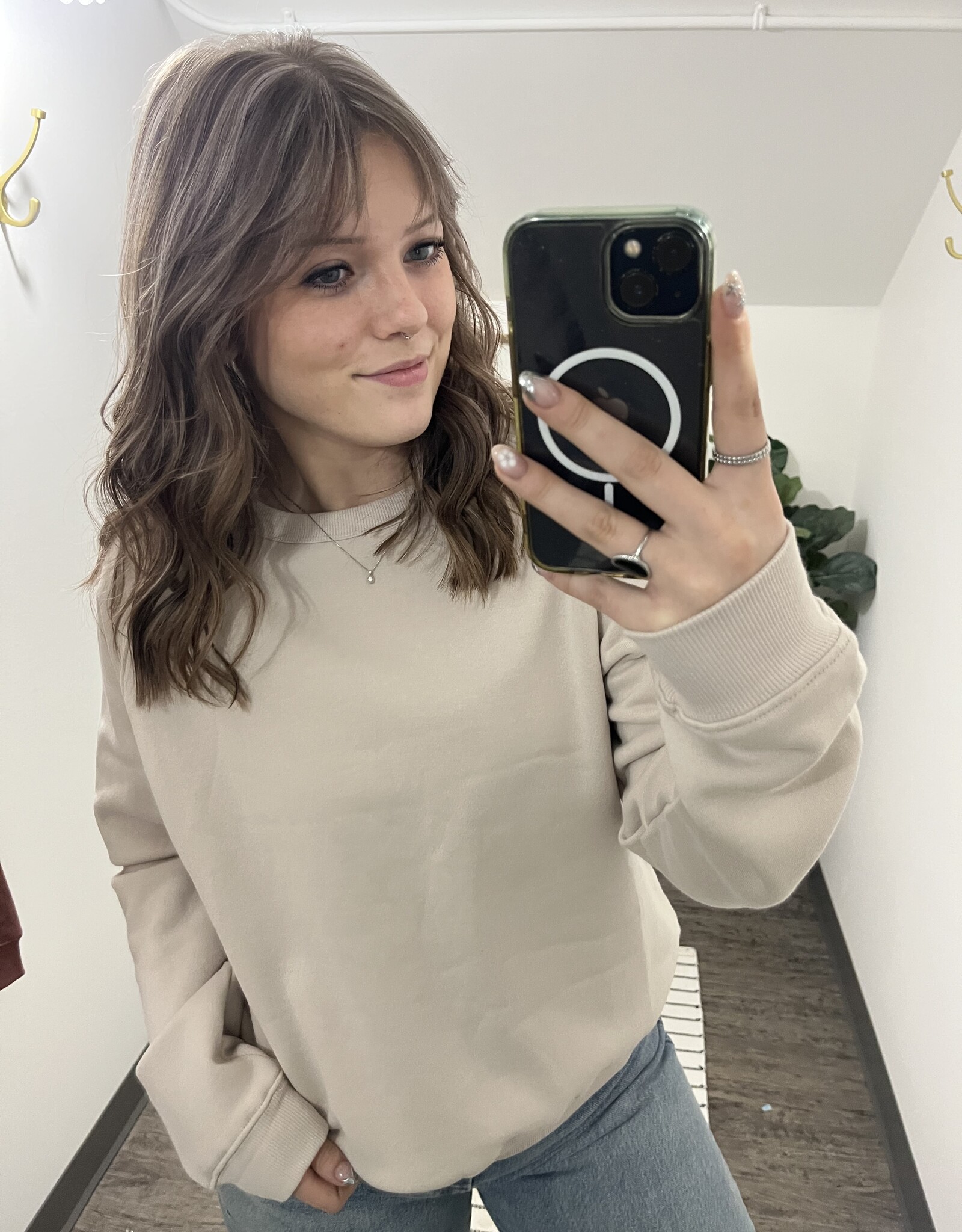 Cotton Fleece Sweatshirt