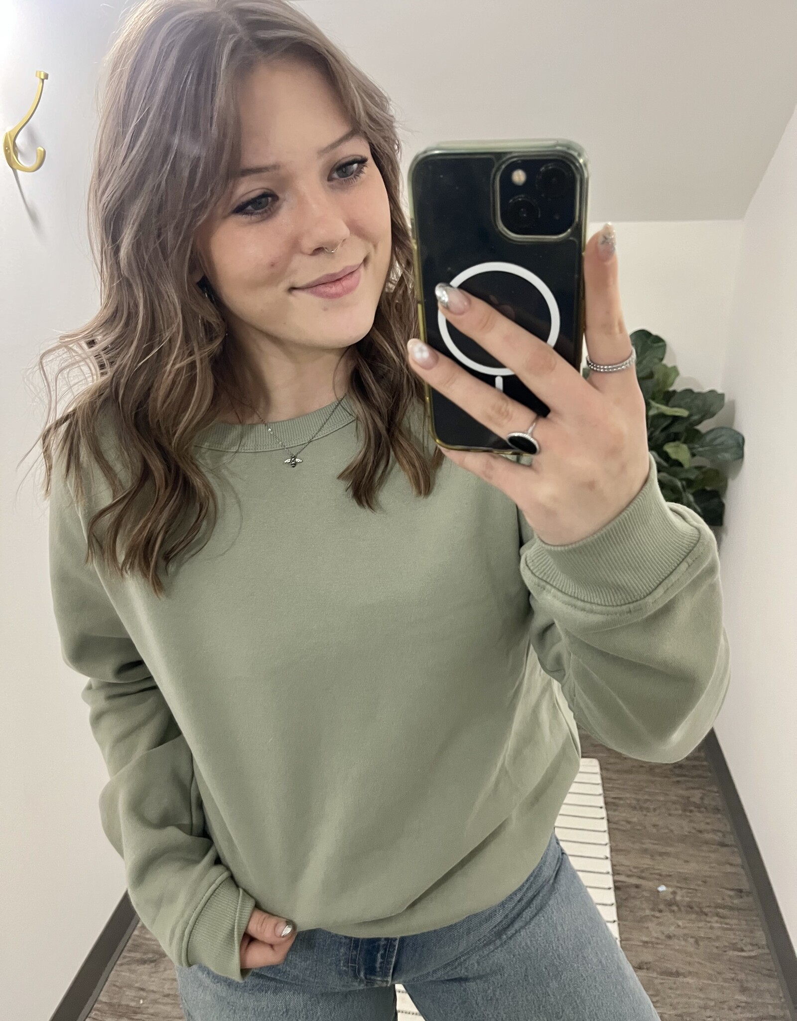 Cotton Fleece Sweatshirt