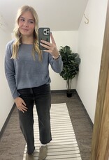 Drop Shoulder Knit Pullover