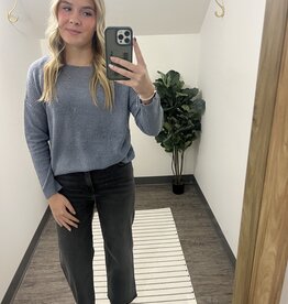 Drop Shoulder Knit Pullover