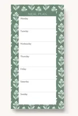 Elyse Breanne Design Forget Me Nots Sage Magnetic Meal Plan Notepad