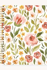 Elyse Breanne Design Spring Garden Soft Cover Spiral Note Book