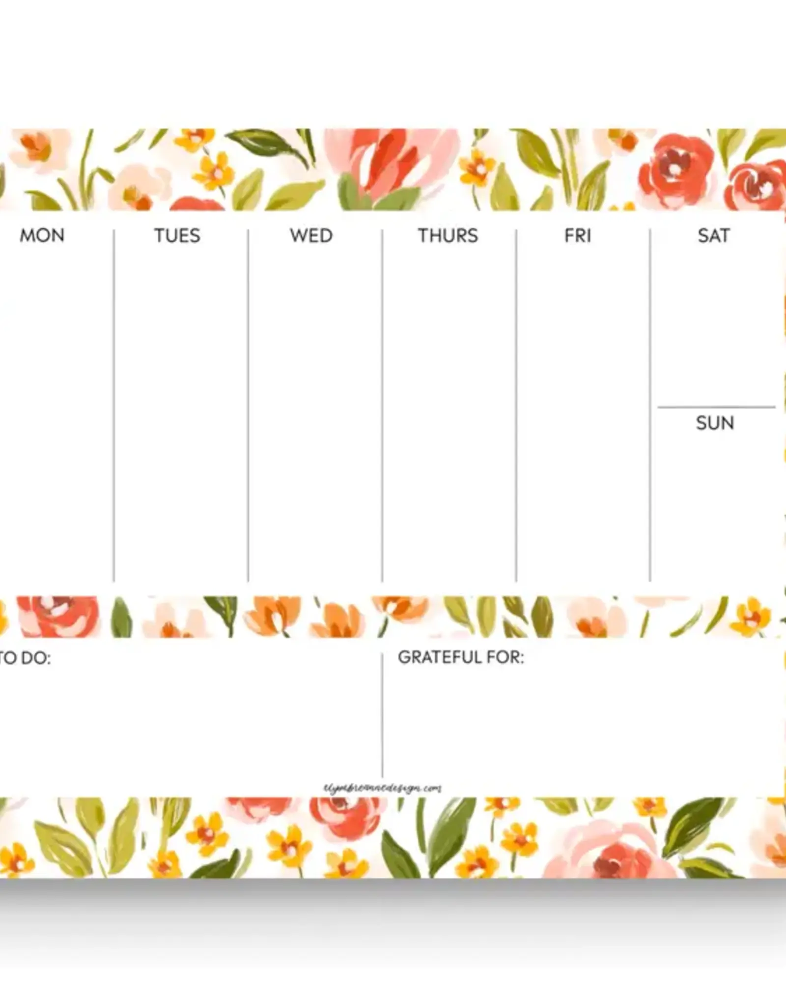 Elyse Breanne Design Spring Garden Weekly Planner