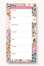 Elyse Breanne Design Summer Meadows Magnetic Meal Plan Notepad