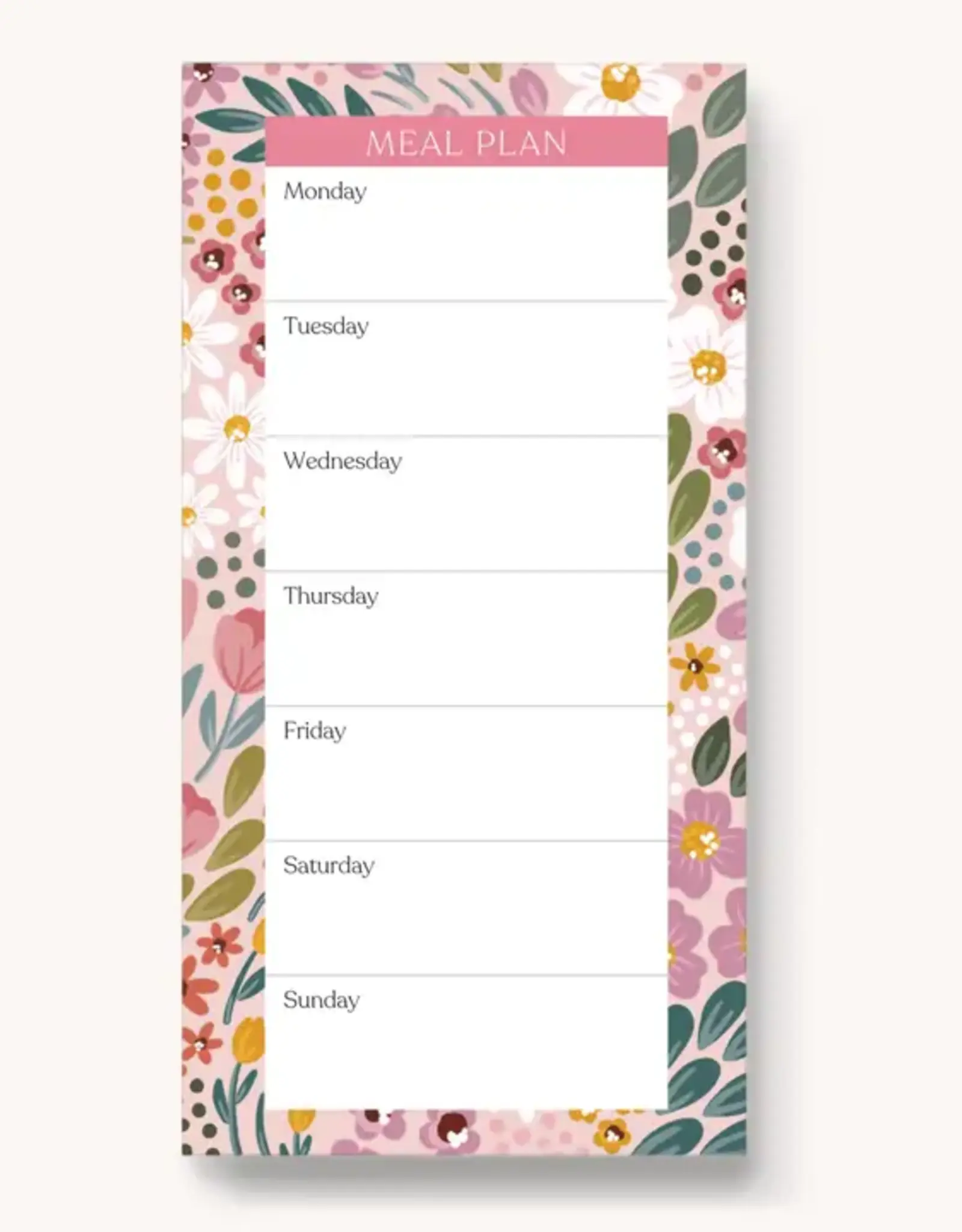 Elyse Breanne Design Summer Meadows Magnetic Meal Plan Notepad