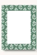 Elyse Breanne Design Forget Me Nots Sage Blank Notepad