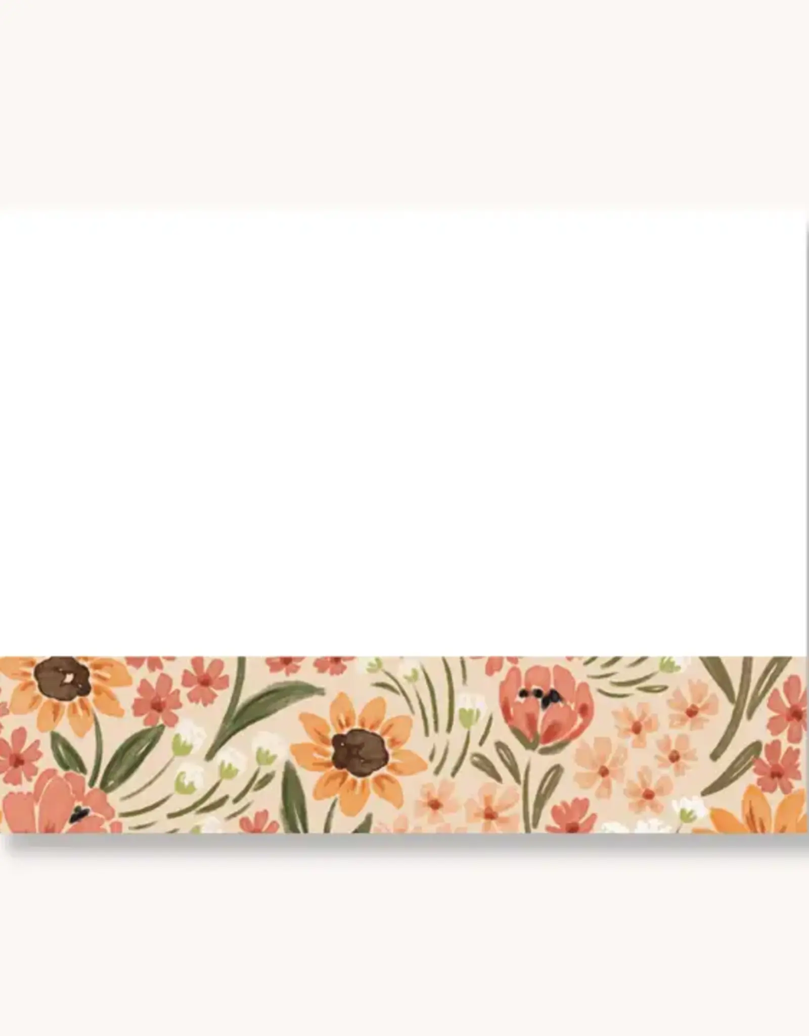 Elyse Breanne Design Sunny Poppies Sticky Notes 4x3"