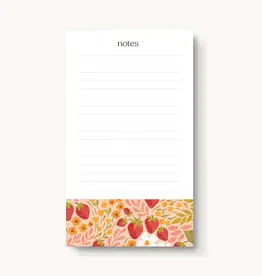 Elyse Breanne Design Strawberry Patch Lined Notepad