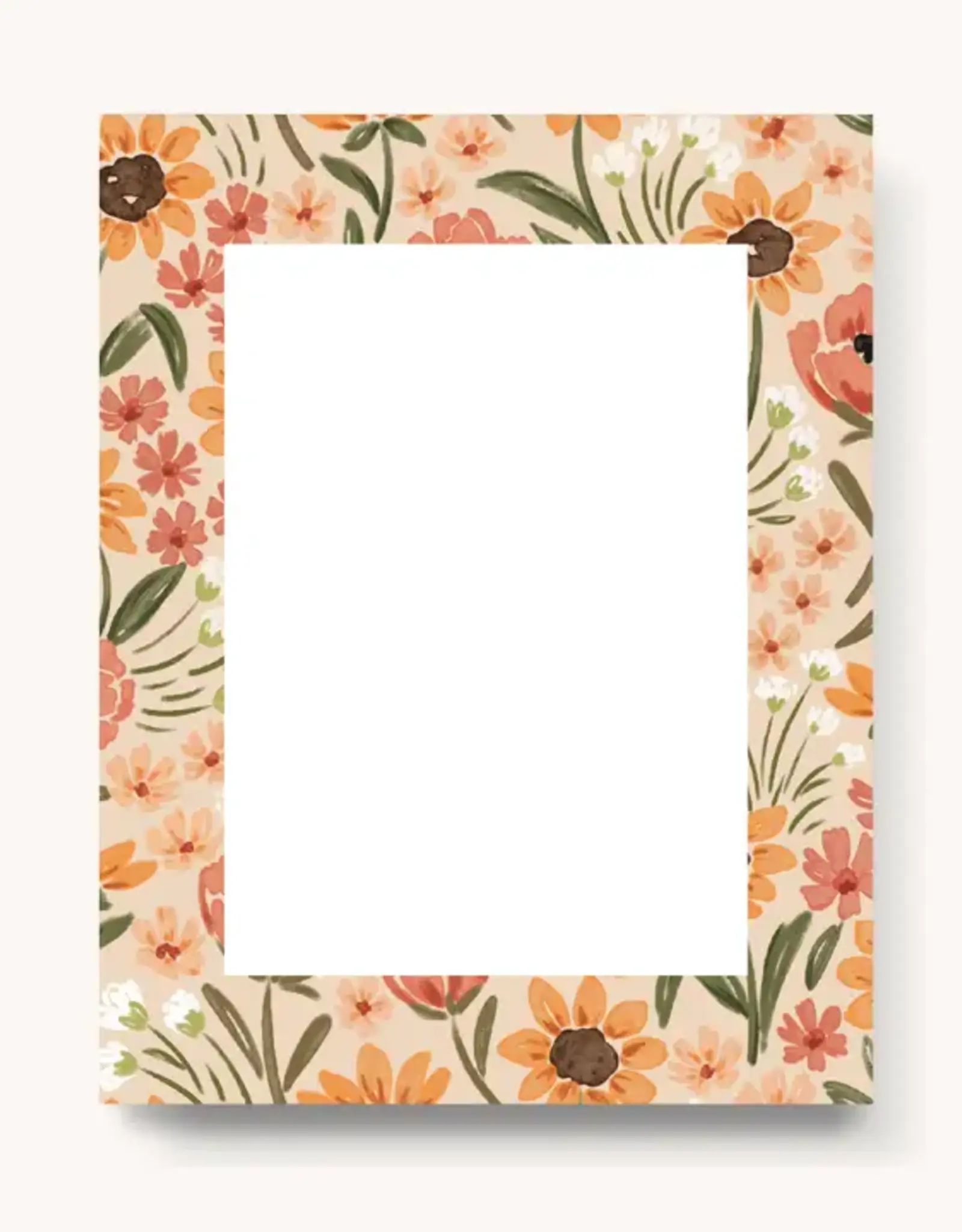 Elyse Breanne Design Sunny Poppies Blank Notepad