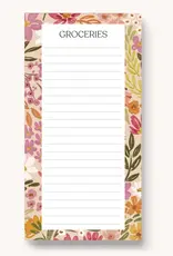 Elyse Breanne Design Primrose Petal Magnetic Grocery Notepad