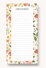 Elyse Breanne Design Spring Garden Magnetic Grocery Notepad
