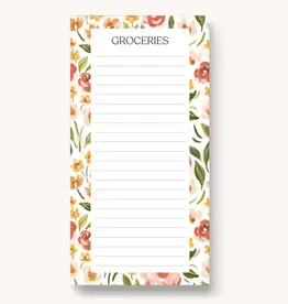 Elyse Breanne Design Spring Garden Magnetic Grocery Notepad