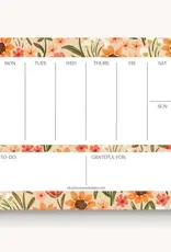 Elyse Breanne Design Sunny Poppies Weekly Planner