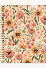 Elyse Breanne Design Sunny Poppies Soft Cover Spiral Note Book