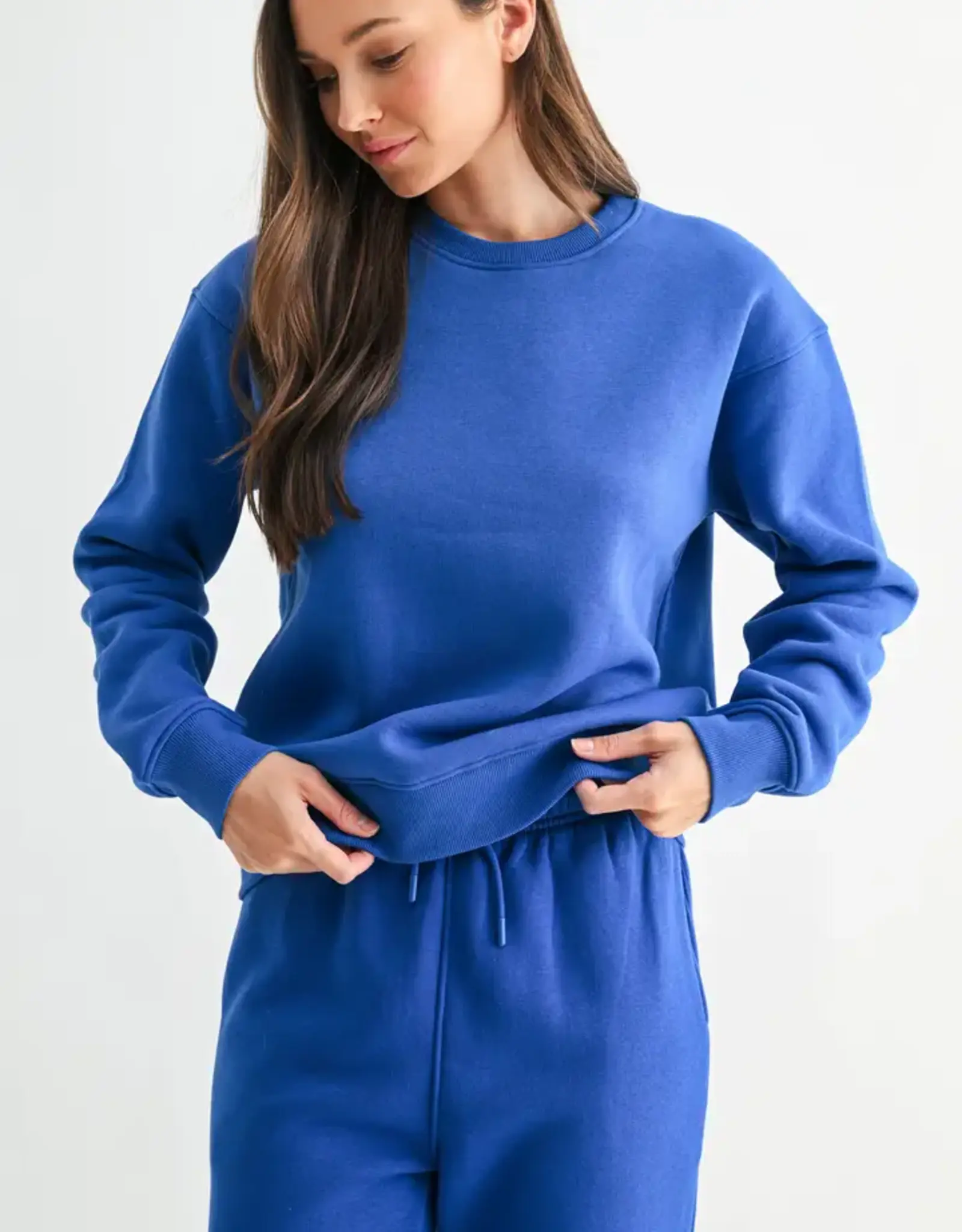 Mono B Classic Fit Fleece Sweatshirt