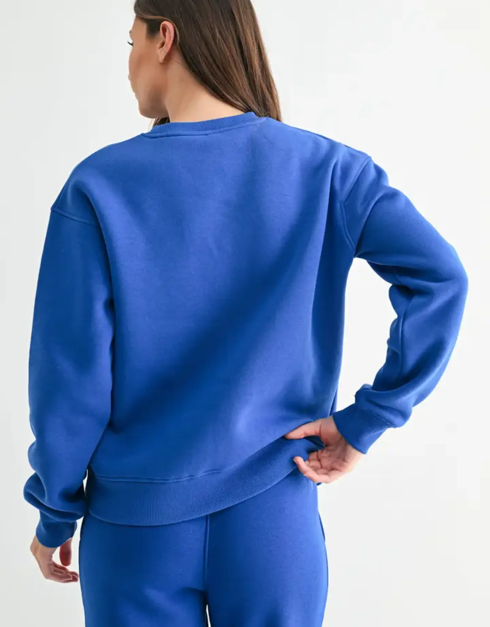 Mono B Classic Fit Fleece Sweatshirt