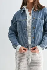 Mono B Boxy Denim Trucker Jacket