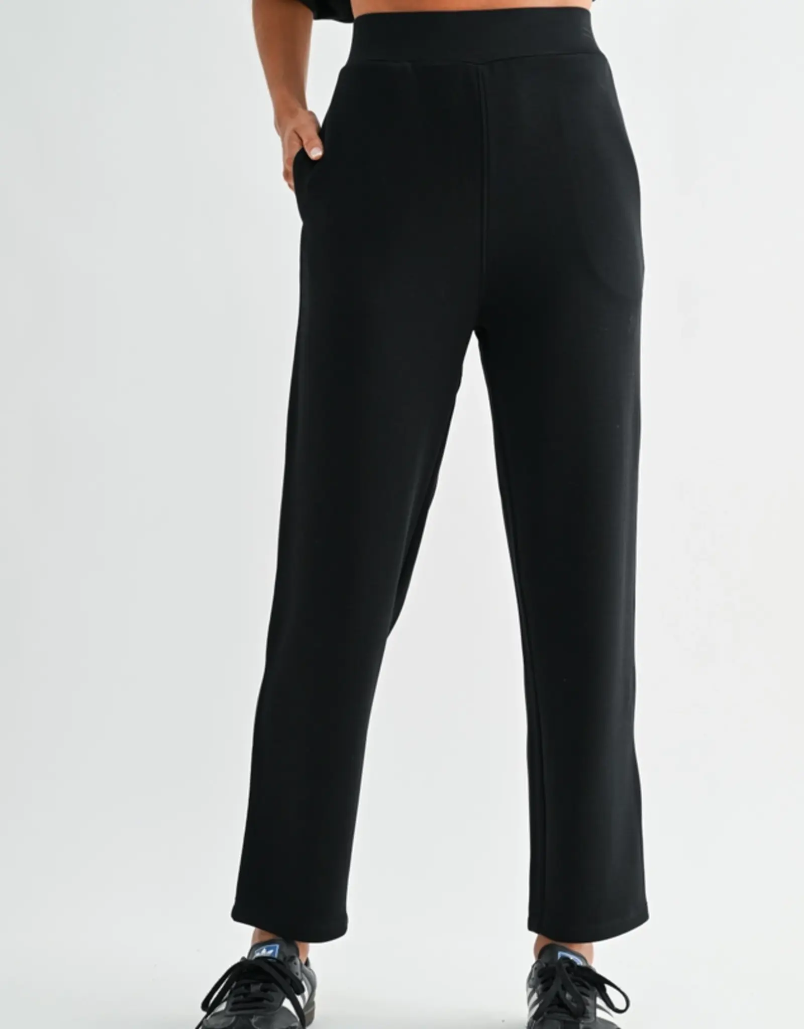 Mono B Laguna Soft Drape Cropped Pant