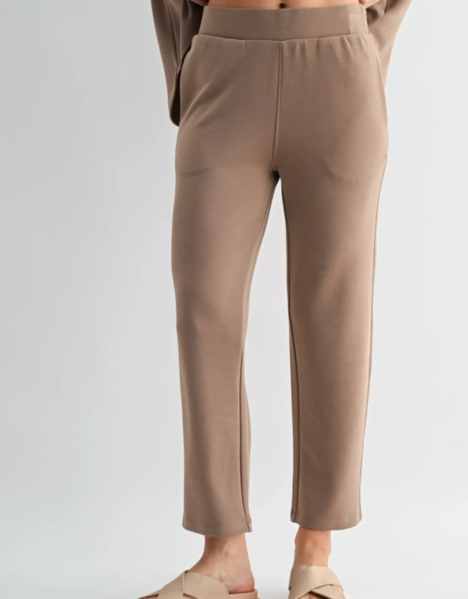 Mono B Laguna Soft Drape Cropped Pant