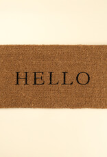 Indaba Hello Coir Doormat, Lrg