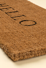 Indaba Hello Coir Doormat, Lrg