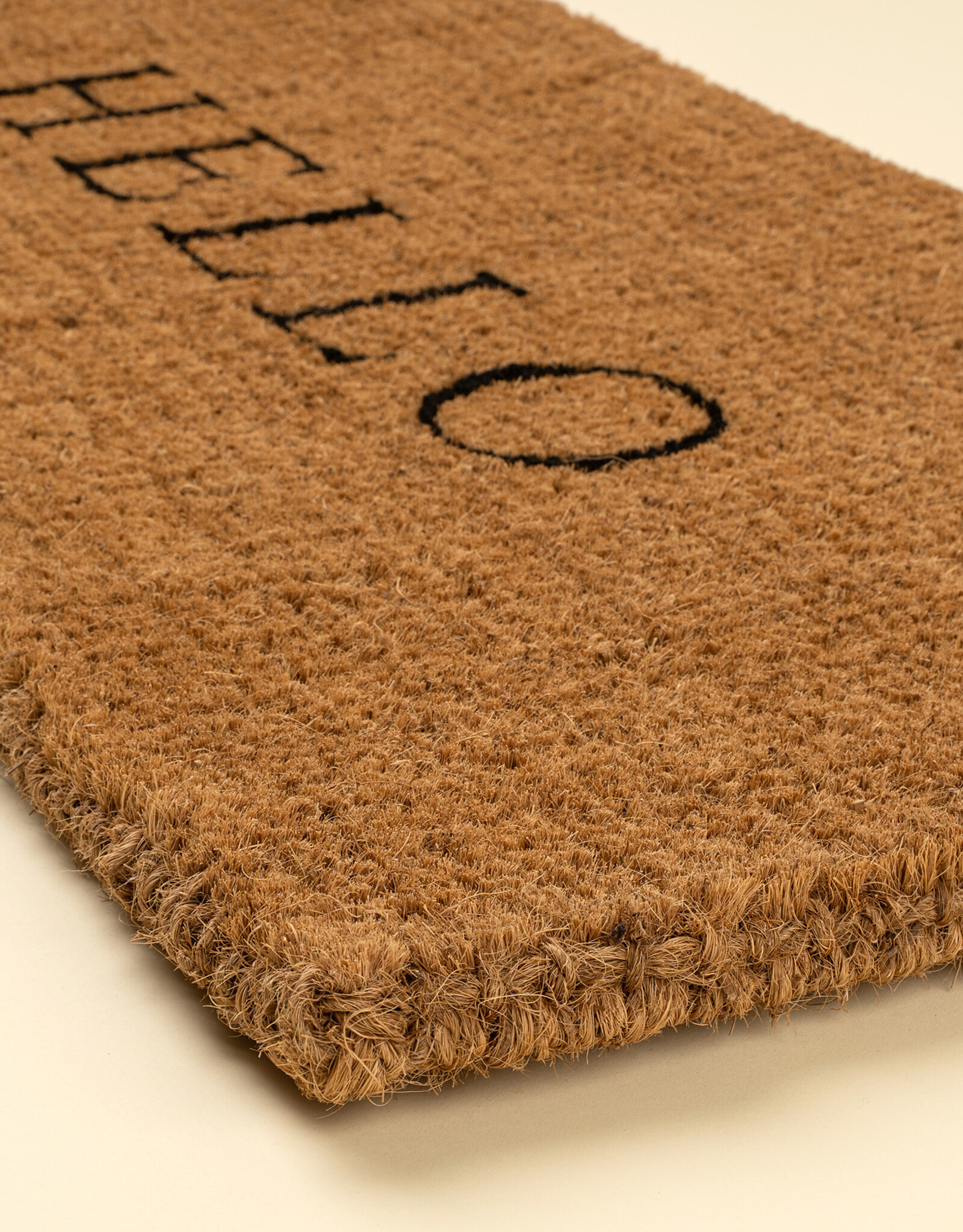 Indaba Hello Coir Doormat, Lrg