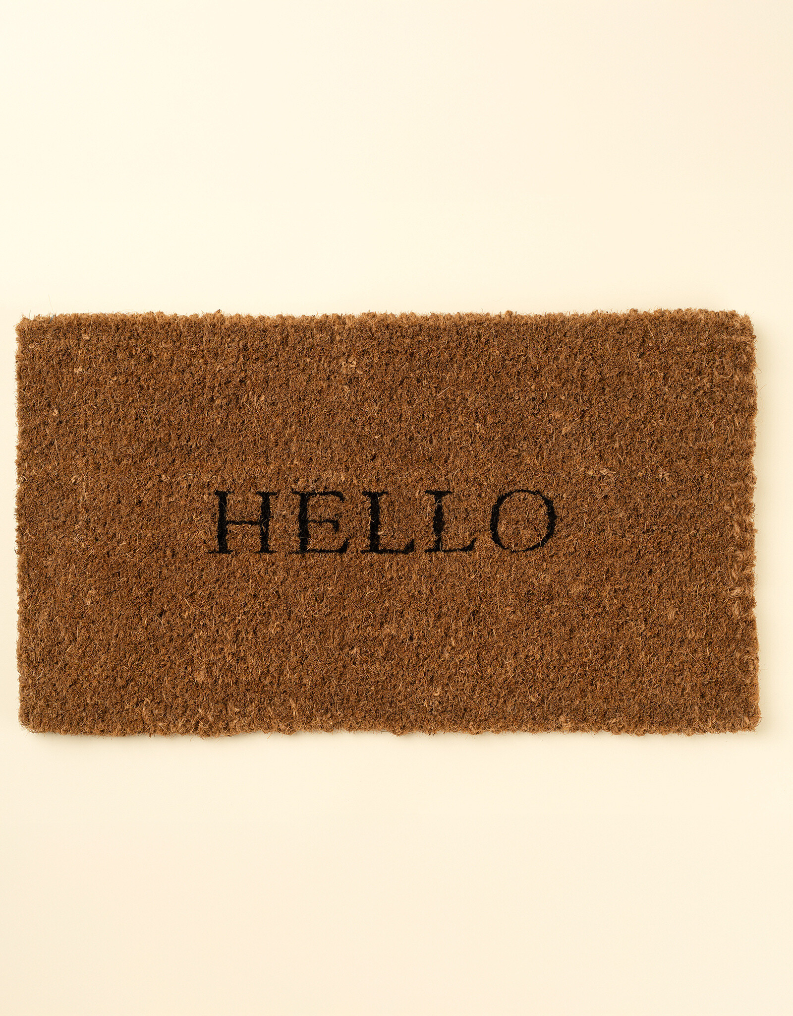 Indaba Hello Coir Doormat, Small