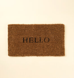 Indaba Hello Coir Doormat, Small