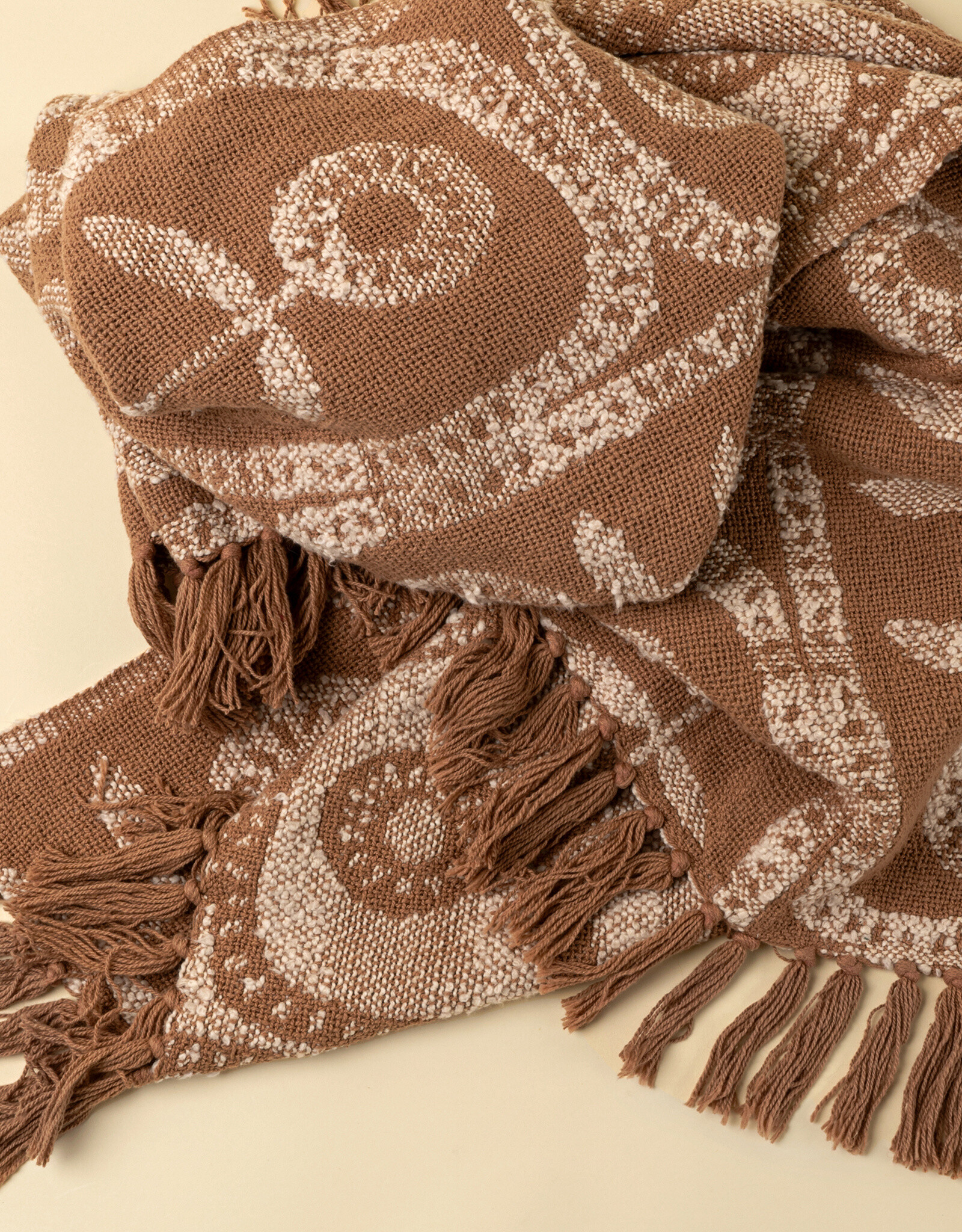 Indaba Marigold Throw, Tawny