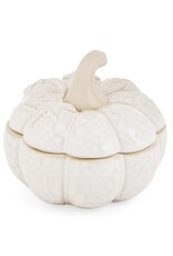 Pine Centre/Adv Porcelain, Pumpkin Shaped Jar