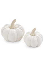 Pine Centre/Adv Porcelain Decorative Pumpkin, Small