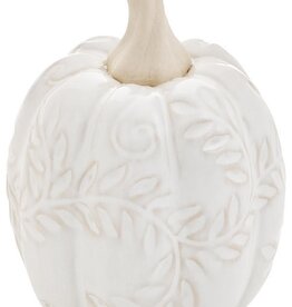 Pine Centre/Adv Porcelain Embellished Pumpkin