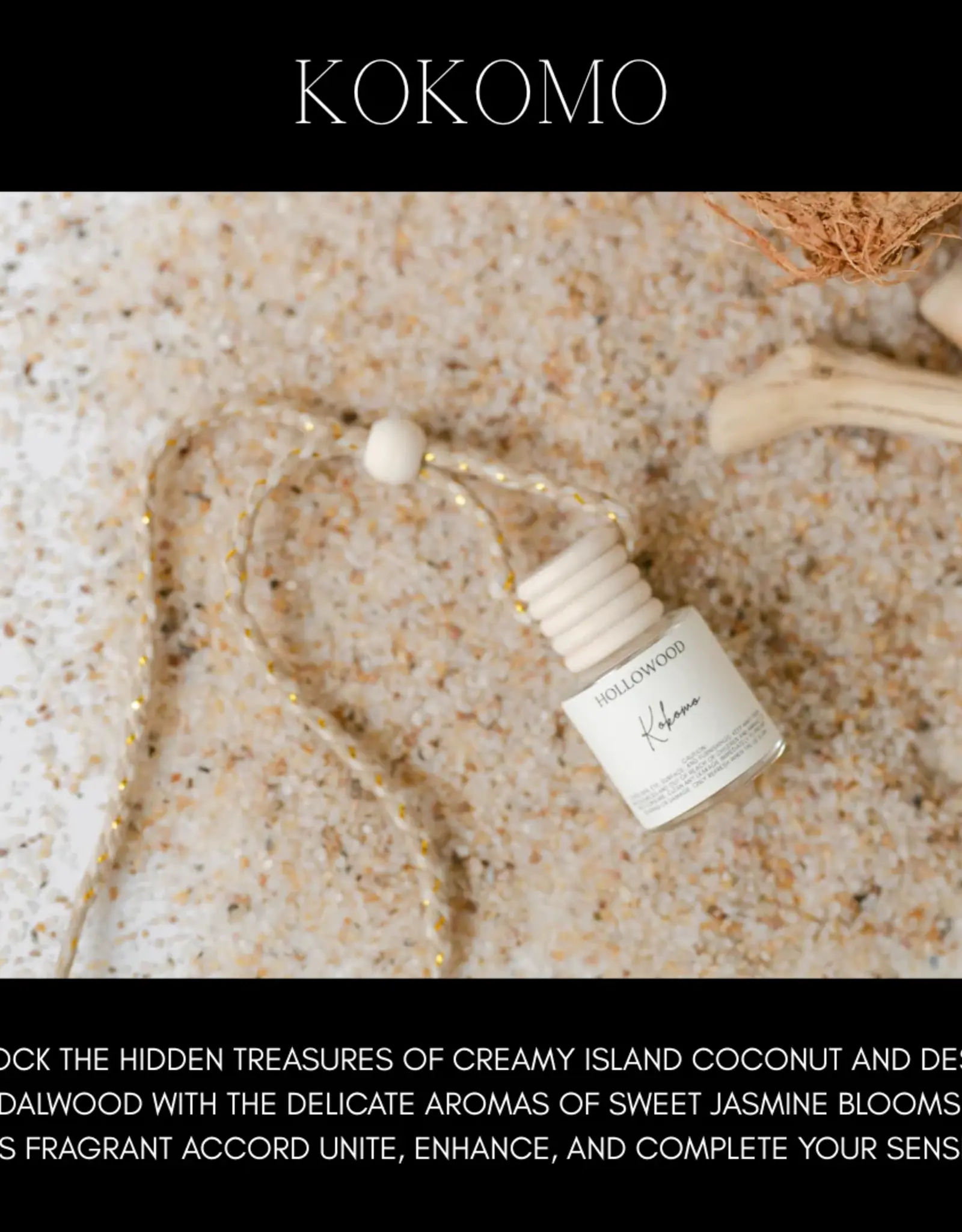 Hollowood Home Car Diffuser, Kokomo